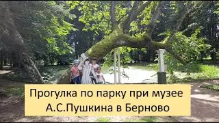 Парк при музее А.С.Пушкина в Берново. Гуляем с детьми.
