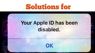 Your Apple ID has been Disabled in the App Store and iTunes error on iPhone iOS 15/14.8 - Fixed