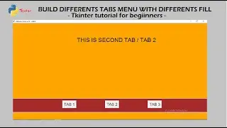 Build differents tabs menu (tkinter-python)