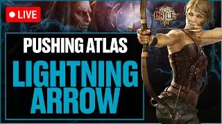 LIVE | Path of Exile | PUSHING ATLAS | Lightning Arrow Deadeye