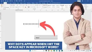 Why dots appear when I hit the space key in Microsoft word?