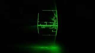 Neon and Glitch Cube Logo After Effects