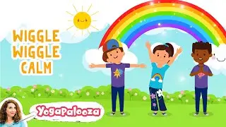 Wiggle Wiggle Calm: (Silly to Calm Part 2!) A kids yoga movement break with dancing and breathing.