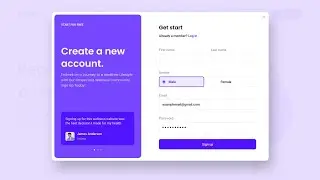 How To Make A Website With Login And Signup | HTML CSS & Javascript
