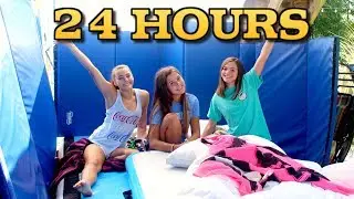 24 HOUR OVERNIGHT MAT FORT CHALLENGE!