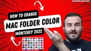 How to Change Mac Folder Color | Monterey macOS (2022)