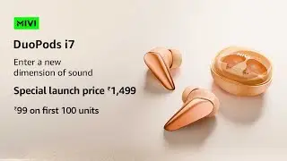 Mivi Duopods I7 | TWS Earbuds | 13mm Drivers | 3D Sound | Low- Latency | Features | Price