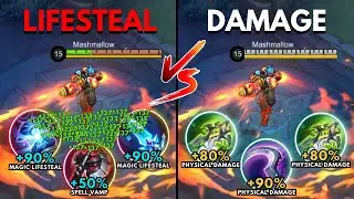 X Borg Lifesteal Build vs X Borg Damage Build