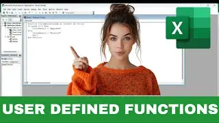 Easily Create Your Own USER DEFINED FUNCTIONS in EXCEL (Simple Tutorial)