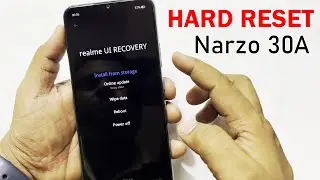 Realme Narzo 30A (RMX3171)  FACTORY RESET/ SCREEN UNLOCK with Keys