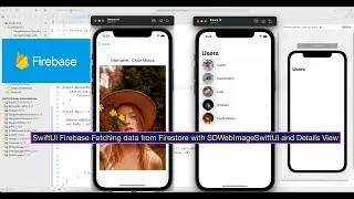 SwiftUI Firebase Fetching data from Firestore with SDWebImageSwiftUI and Details View