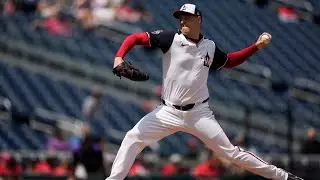 Patrick Corbins 100th career win and strikes out 8 Rockies over 6 innings on 8/22/24