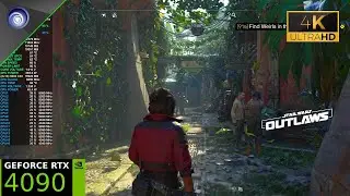 Star Wars Outlaws Update 1.3 PC Gameplay [4K] RTX 4090, Outlaw Settings, RTXDI OFF | Ryzen 7 7800X3D