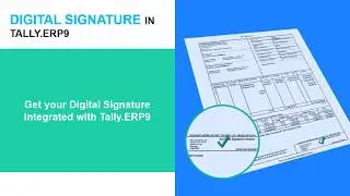 57 - Digital Signature in Tally.ERP9