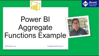 Power BI aggregate functions example | Power BI SUM and SUMX functions