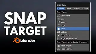 Learn to Snap to Target in Blender!