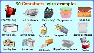 Lesson 163: Master 50 Everyday Containers | Fun English Vocabulary Lesson! | English Vocabulary