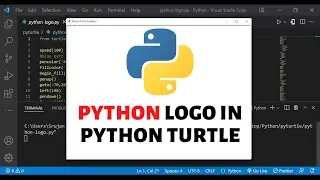Python Logo Using Python Turtle | Python Turtle Graphics | Python Turtle Coding Video | Coding