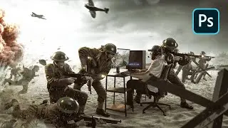 He Creates This CRAZY Call of Duty Art in Photoshop