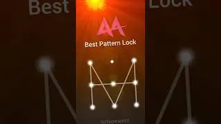 AA 👑 Best Pattern Lock #techfrack #patterndesign #patternlockchallenge