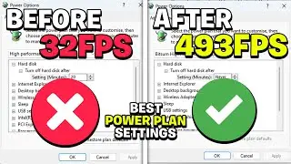 Windows Best Power Plan Settings For GAMING 2024 - Best Power Options Settings