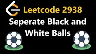 Separate Black and White Balls - Leetcode 2938 - Python
