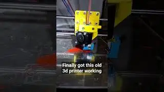 Bringing this old 3D printer back from the dead