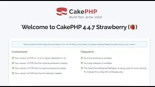 Cakephp+docker