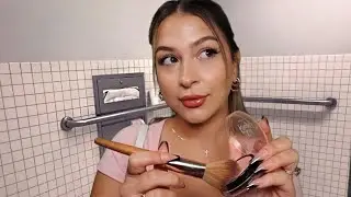 ASMR $5 back 2 school Makeovers in bathroom 🚽📚