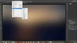 How to make a simple blurred wallpaper in Photoshop