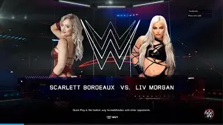 WWE 2K23 - Scarlett Bordeaux vs. Liv Morgan (Online Match)