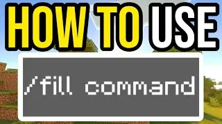 How To Use /Fill Command In Minecraft Ps4/Xbox/PE