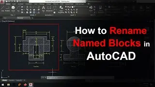 How to rename named blocks in AutoCAD
