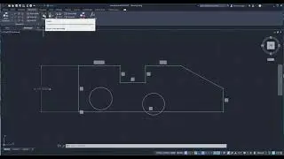 Parametric drawing AutoCAD 2022