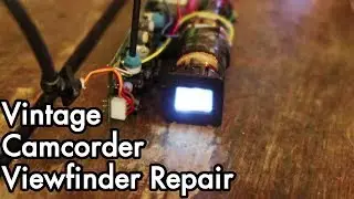 1987 RCA Camcorder Repair : Replacement Capacitor for Viewfinder