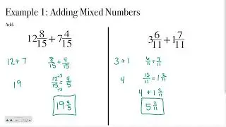 Pre-Algebra Lesson 1-5 Day 2: Add and Subtract Fractions with Like Denominators