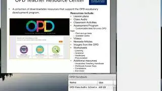Camp ELT Online Recording Rounding out your course with online resources OPD