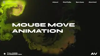 Mouse Move Background Fire Animation Using WebGL With Canvas | HTML, CSS & WebGL