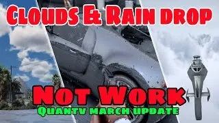 HOW TO (FIX) Volumetric Clouds & Raindrops NOT WORK - After Install QuantV March Uptade | #quantv