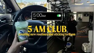 5 AM CLUB: creating new routines & pr haul