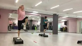 Разучивание связки. Семинар «Степ- аэробика» SuperFitness Company