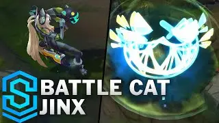 Battle Cat Jinx Skin Spotlight - Pre-Release - League of Legends