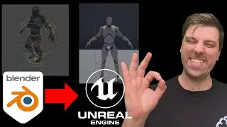 Blender to UE4 Animations Quick Rig Pro
