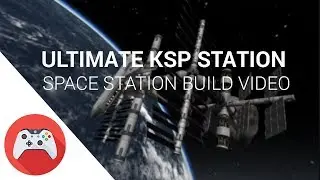 KSP - Ultimate Space Station with Asteroid and Space Shuttle