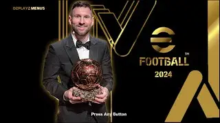 PES 2017 - GOLD THEME  MENU 2024 - ALL PATCH WORK