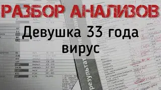 АНАЛИЗЫ ДЕВУШКА 33 ГОДА, ВИРУС. Нутрициолог Ольга Кустова