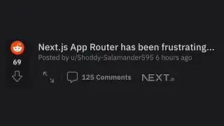 Responding to Reddit on the Next.js App Router