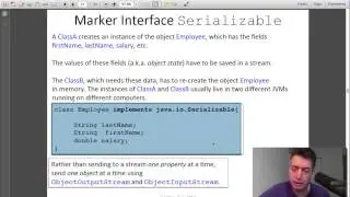 Intro to Java. Unit 9. I/O Streams. Serialization. Basic Networking (in Russian).