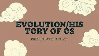 History of OS by Mohammad Sanaullah,  Maaz Ali and Sadia Zahoor