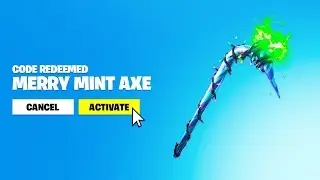 How to REDEEM Merry Minty Pickaxe *NOW*